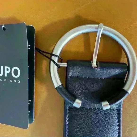 NWT Lupo Barcelona Leather‎ Brown Belt Size 95 - Picture 6 of 6